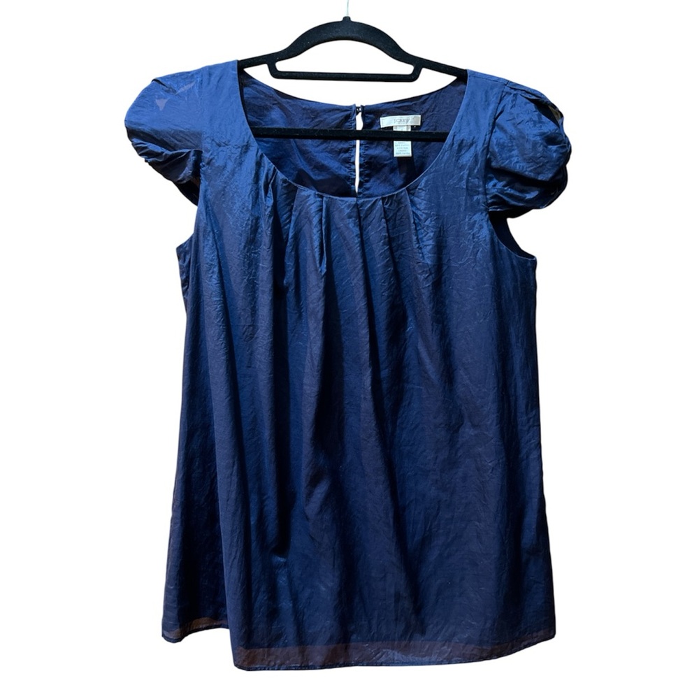 J. Crew Navy Blouse